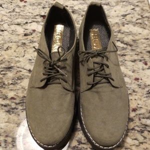 Suede Platform Shoes